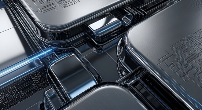 Circuit Board Close-Up Intricate Electronic Architecture - Powered by Adobe