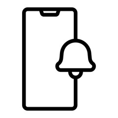 notification line icon