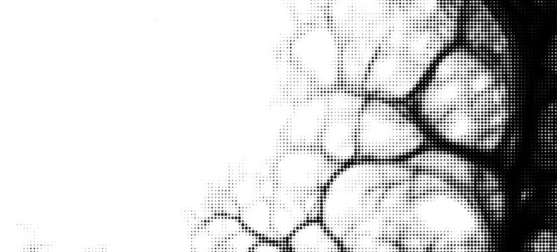 Pixelated bitmap gradient texture. Black and white dither pattern background. Abstract glitchy pattern. 8 bit video game screen wallpaper. Wide raster backdrop. Retro pixel art Illustration