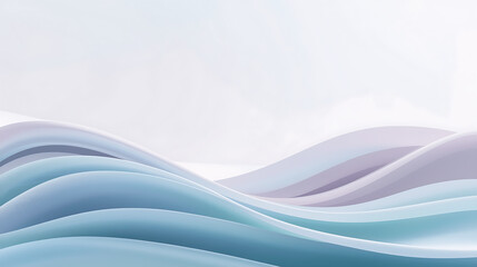 Obraz premium Smooth pastel gradient with soft curves, minimal aesthetic wallpaper.