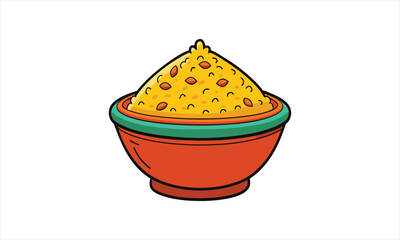 Yellow Spiced Rice Bowl