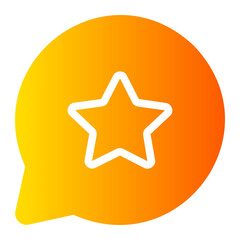 starred message gradient icon