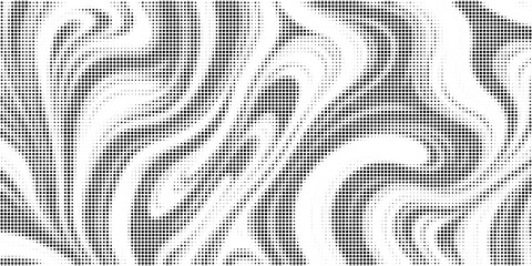 halftone curved line pattern. gradient halftone dots backgrounds vector eps10 © Dayat