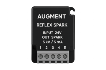 Electronic spark generator module with terminal block