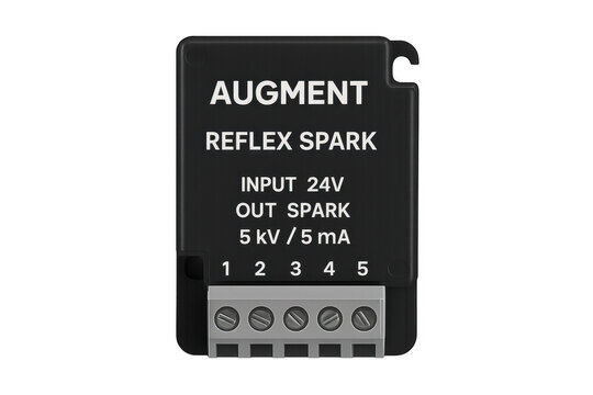 Electronic spark generator module with terminal block