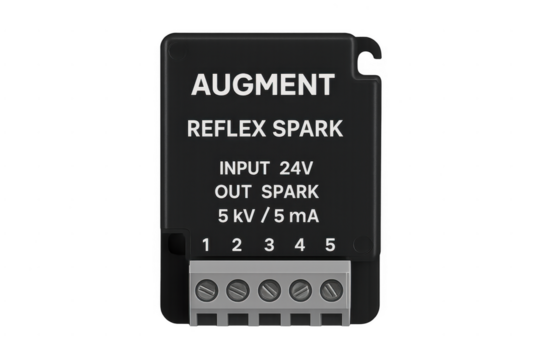 Electronic spark generator module with terminal block