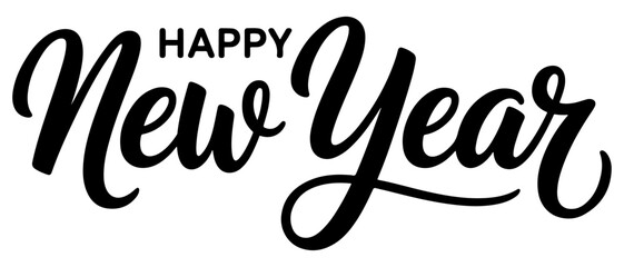 happy new year 2026 calligraphy banner