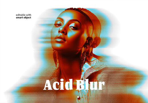 Acid Blur Photo Effect