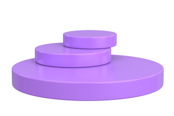 Modern Product Podium. 3D Backdrop. 3D illustration.