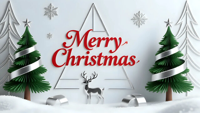 Christmas greeting card - Powered by Adobe