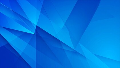 modern abstract blue background design with layers of textured white transparent material in triangle diamond and squares shapes in random geometric pattern