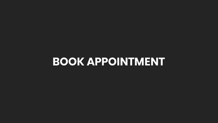 Book Appointment Minimal Text Animation 4K Scheduling CTA for Service and Consultation Ads