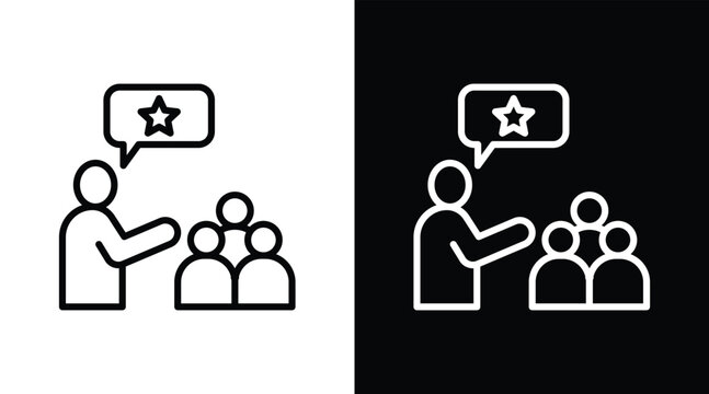 motivation Two-tone version in black and white background