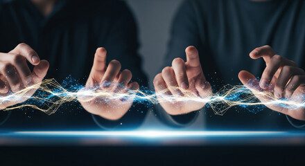 Hands Weaving Digital Trust Fabric