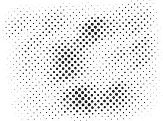 Halftone dot texture forming a soft abstract pattern. Modern monochrome background for graphic design. Minimal dotted gradient creating artistic visual depth.