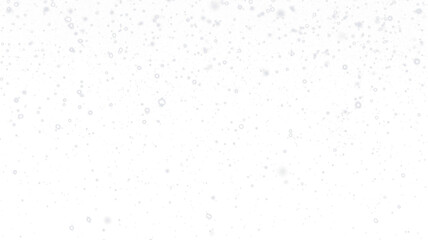 PNG Overlay of Glittering Snowfall with Transparent Background
