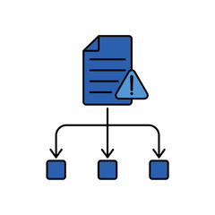 Backup Plan icon outline editable stroke line drawing eps.