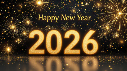 Golden Spark of 2026: A Festive New Year Celebration