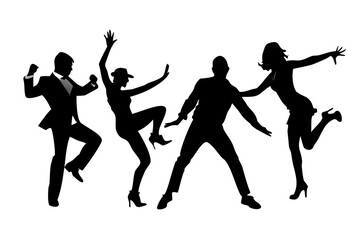 Abstract Swoosh Shapes with Transparency graphic