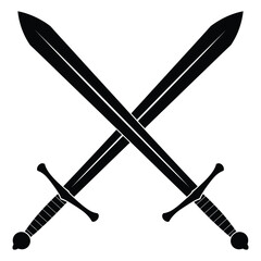 two crossed swords