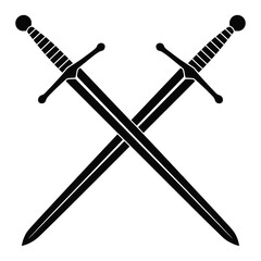 two crossed swords