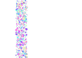 Carnaval Sparkle. Hologram Burst. Purple 3d Effect. Isolated Poster. Disco Isolated Template. Cristal Design. Unicorn Tinsel. Laser Concept. Pink Carnaval Sparkle