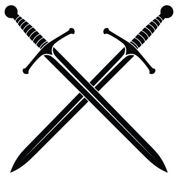 two crossed swords