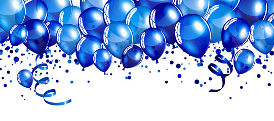 Colorful party balloons