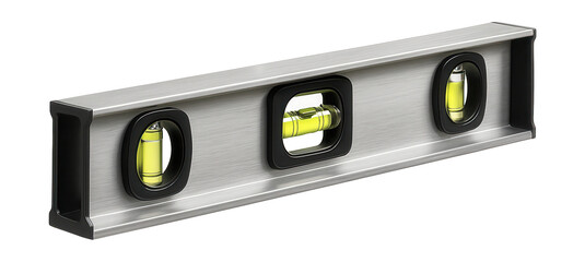 Lightweight aluminum I-beam level, ideal for general carpentry tasks.