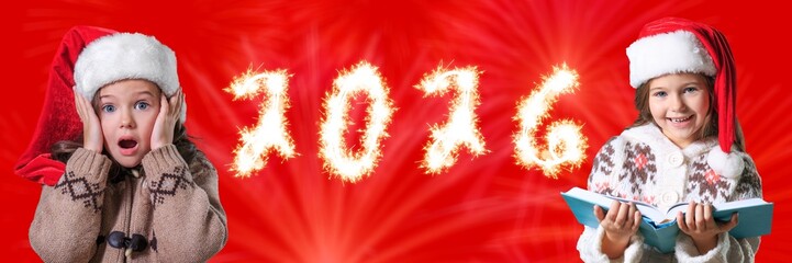 Happy New Year 2026. creative holiday background