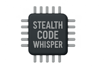 Stealth code whisper concept on microchip processor