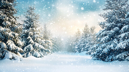 Fototapeta premium Merry Christmas and Happy New Year greeting background featuring festive decor soft lights and warm celebratory mood