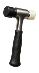 Soft-faced hammer featuring interchangeable heads for gentle assembly work.