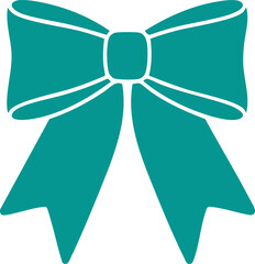 Christmas angel illustration with a pink flower and yellow ribbon decoration