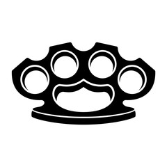 Knuckles silhouette vector icon,minimalist and modern design ideas,isolated on white background,can be for signs,logo,or symbol 