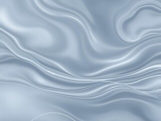 Fototapeta premium Silken Waves: Abstract Silver Fabric Flowing Background Texture