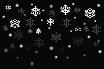 Premium Snowfall background