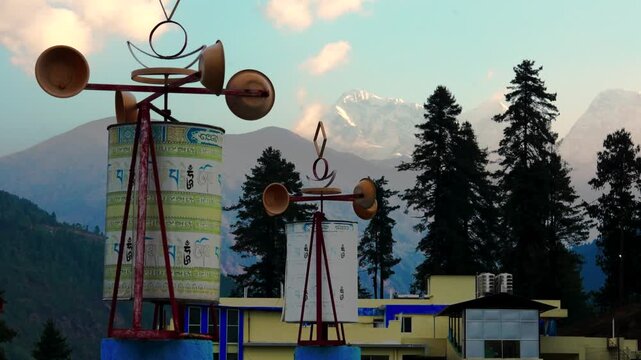 Cinematic Camera Footage of Nepal &ndash; Hiking to Lukla Through Villages, Nature, and Buddhist Culture