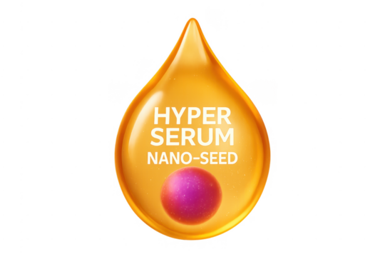 Hyper serum nano-seed orange oil drop