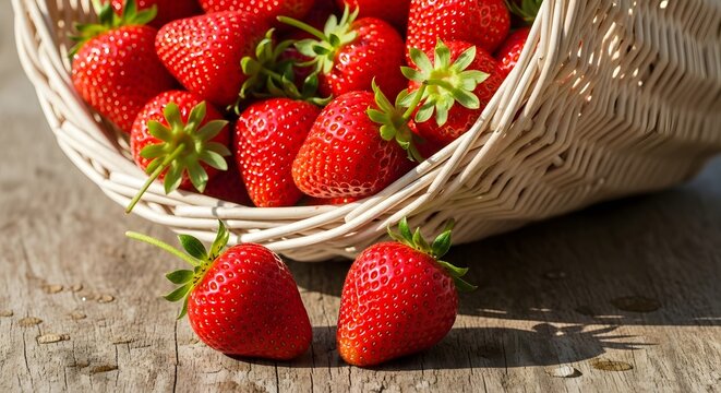 Closeup of fresh red grapes covered in frost on a rustic wooden table - Powered by Adobe