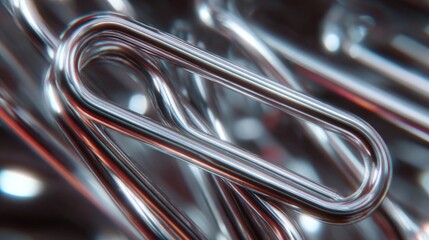 Close-up of a group of metal objects. the objects are arranged in a way that they form a spiral-like shape. the metal appears to be shiny and shiny, with a metallic sheen.
