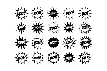 Comic Book Sound Effects Collection boom © Md Kazi Rahman