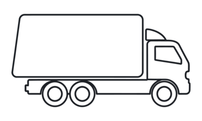 delivery truck vector illustration