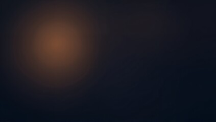 Glowing soft orange glow spreading across dark gradient backdrop, with vignette rings, copy space