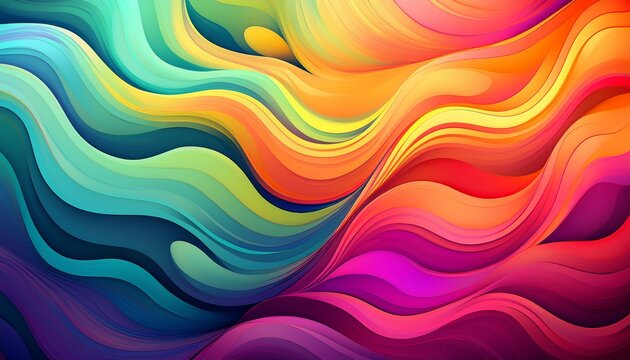 gradient fusion a captivating gradient of vibrant colors merging hues in a fluid dance of color and tone creating a visually appealing and versatile backdrop