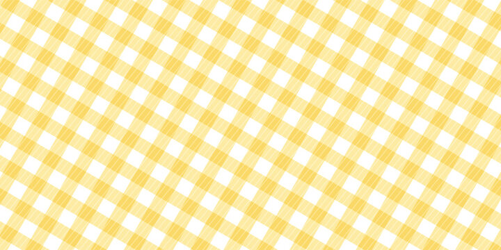 yellow cute pastel plaid background. vector modern pattern.