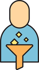 User and Funnel Icon
