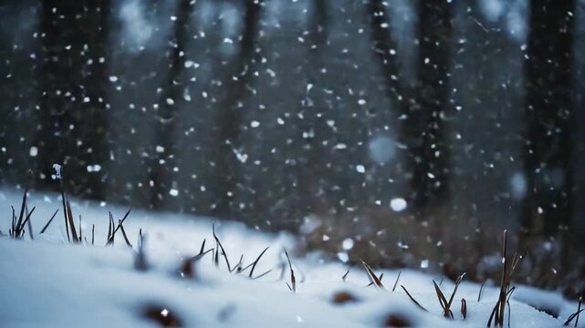 A fire hydrant sits alone in a snowy field, a rare sight during winter