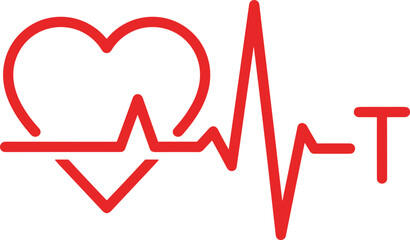Vital Signs Monitoring: A Graphic Illustration of Heartbeat Activity and Medical Indicators