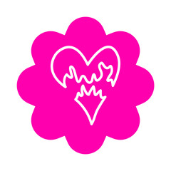 Heart Pink ELEMENTS sticker